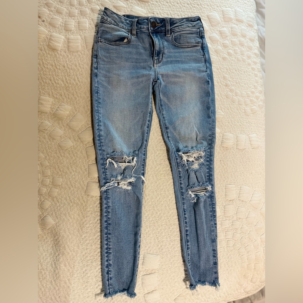 American Eagle Distressed Skinny Jeans